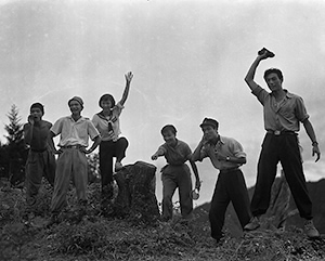 『沙羅(しゃら)の花の峠』写真